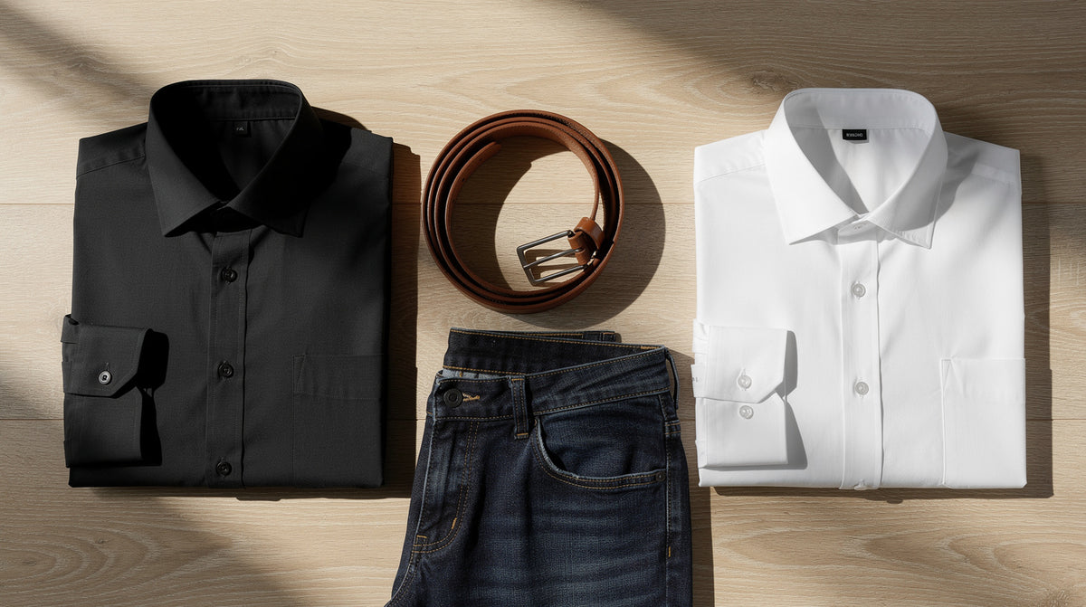 Black Shirt vs White Shirt Men: Which to Own First?